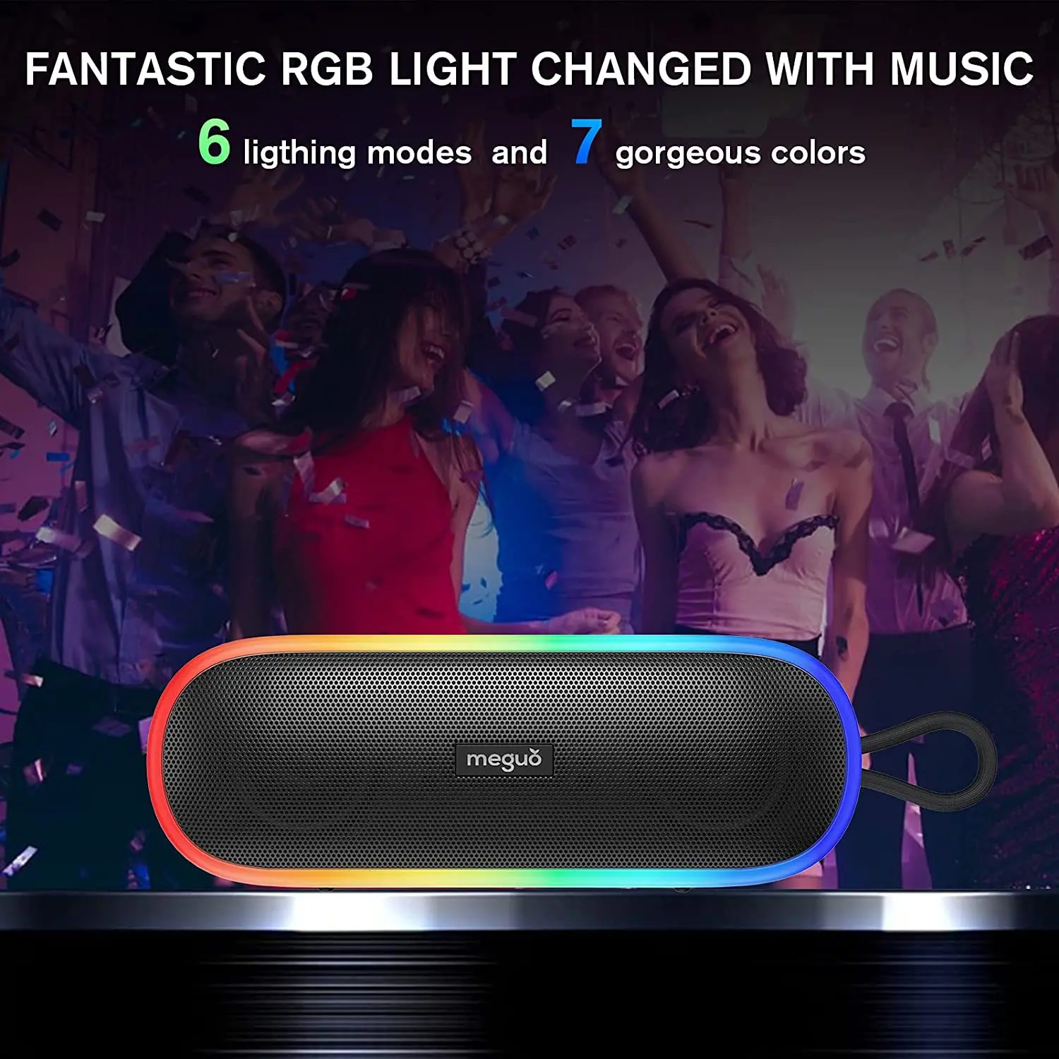 40 Вт сабвуфер с тяжелыми басами мощный уличный Caixa De Som Bluetooth-динамики RGB-подсветка