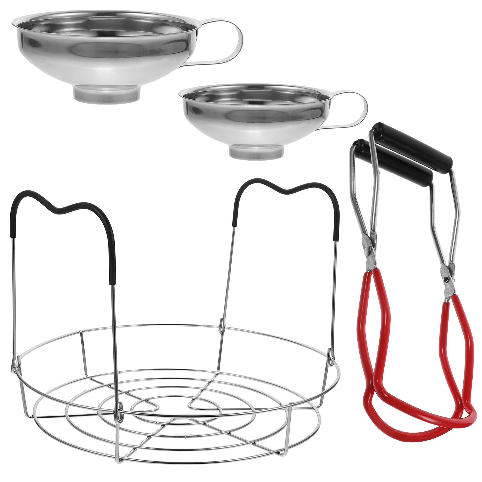Can Lifter Set Canning Funnel Multi-use Tools Kit Canned Kits Stainless Steel Kitchen
Can Lifter Set Canning Funnel Multi-use Tools Kit Canned Kits Stainless Steel Kitchen