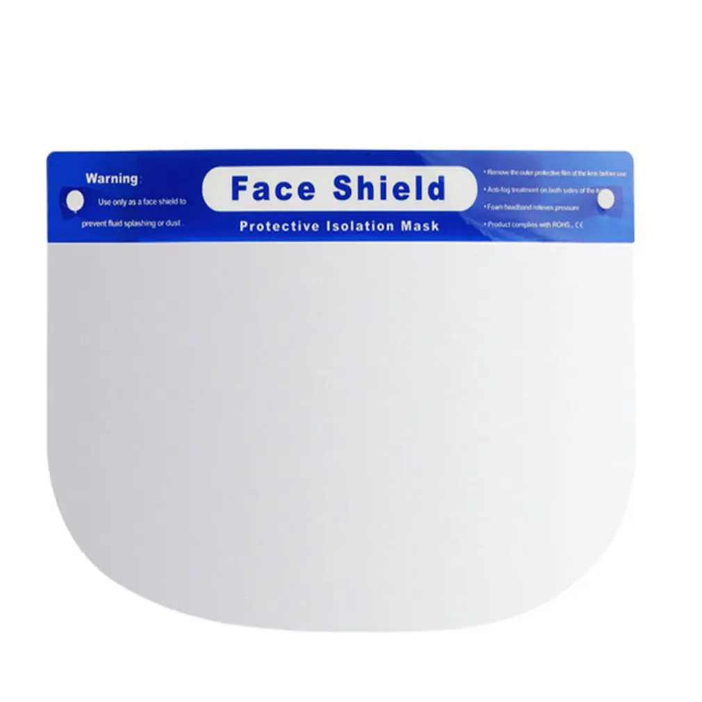 Head-mounted Panoramic transparent Full Face Shield with Elastic headband Sponge Pad + Household Disposable PE Gloves
Head-mounted Panoramic transparent Full Face Shield with Elastic headband Sponge Pad + Household Disposable PE Gloves