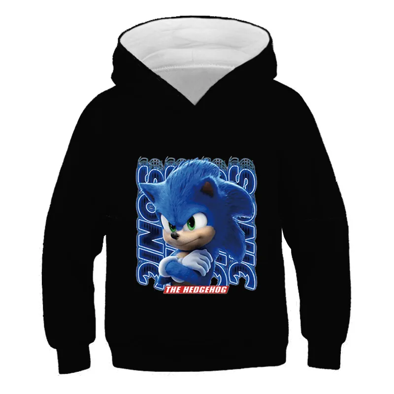 Kids Sonic Hoodies Clothes Spring Autumn Long-sleeved Sweatshirts Clothing Boys Girls Cartoon Casual Hooded Tops Costumes 4-14
Kids Sonic Hoodies Clothes Spring Autumn Long-sleeved Sweatshirts Clothing Boys Girls Cartoon Casual Hooded Tops Costumes 4-14