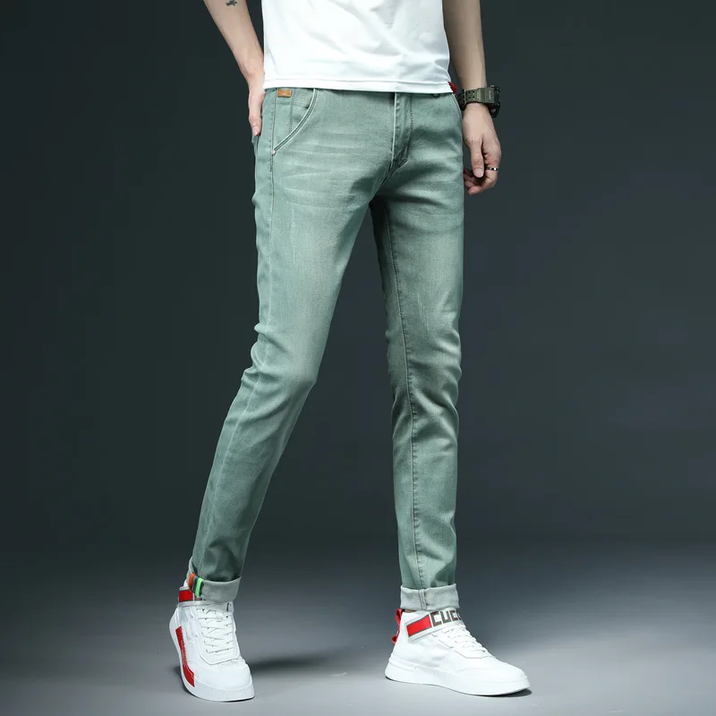 Golf New Design Clothing White Skinny Jeans Men Cotton Blue Slim Streetwear Classic Solid Color Denim Trousers Male New 28-38
Golf New Design Clothing White Skinny Jeans Men Cotton Blue Slim Streetwear Classic Solid Color Denim Trousers Male New 28-38