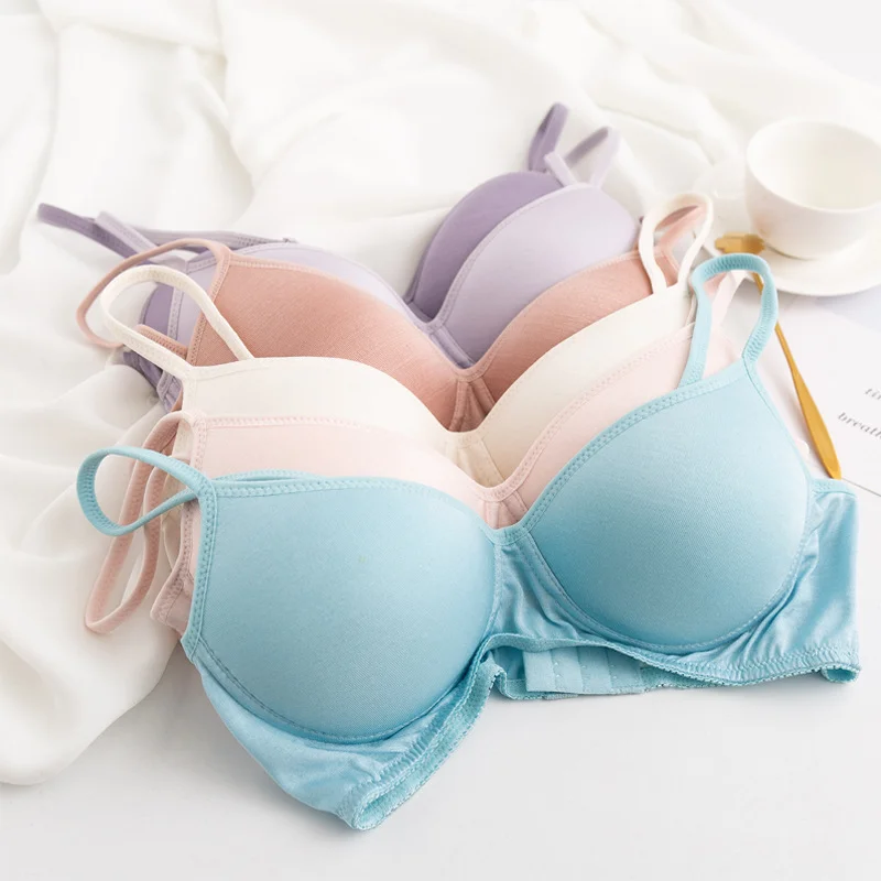 Simple Bras for Women Summer Mulberry Silk Thin Sports Underwear Without Steel Ring Design Women's Fashion Sweet Girl Lingerie
Simple Bras for Women Summer Mulberry Silk Thin Sports Underwear Without Steel Ring Design Women's Fashion Sweet Girl Lingerie