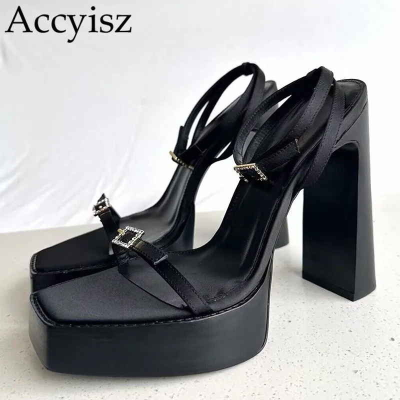 Summer Square Toe Open Toe Thick High Heel Sandals Women's Cross Ankle Lace up Platform Sandals Sexy Party Banquet Dance Shoes
Summer Square Toe Open Toe Thick High Heel Sandals Women's Cross Ankle Lace up Platform Sandals Sexy Party Banquet Dance Shoes