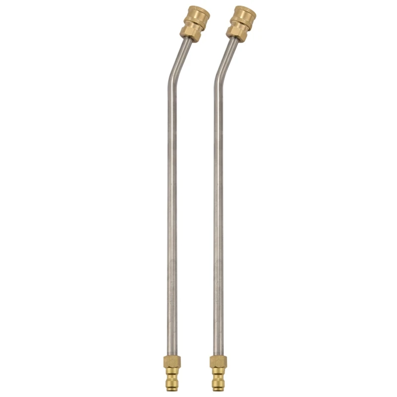 2X Washer Extension Gutter Cleaner Attachment Accessory,For Lance/Wand 1/4 Inch Quick Connect,30 Degrees Curved Rod
2X Washer Extension Gutter Cleaner Attachment Accessory,For Lance/Wand 1/4 Inch Quick Connect,30 Degrees Curved Rod