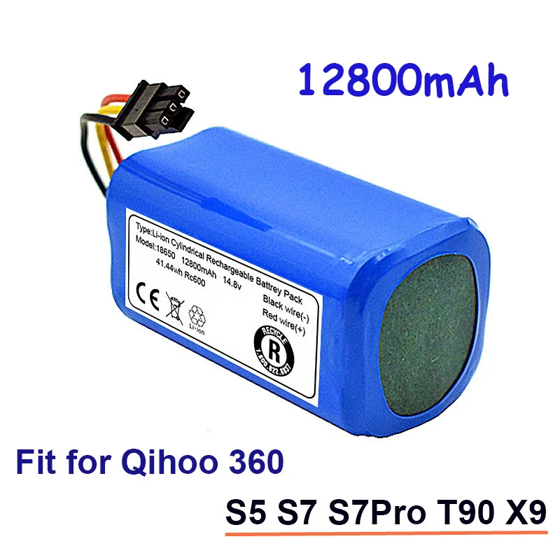 14.8v 12800mah Robot Vacuum Cleaner Battery Pack for Qihoo 360 S5 S7 S7Pro T90 X9 Robotic Vacuum Cleaner Replacement Batteries
14.8v 12800mah Robot Vacuum Cleaner Battery Pack for Qihoo 360 S5 S7 S7Pro T90 X9 Robotic Vacuum Cleaner Replacement Batteries