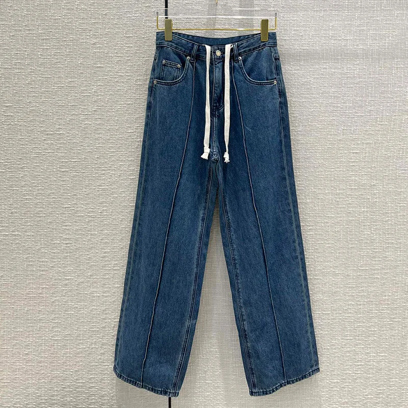 Женские джинсовые брюки на шнуровке, модельные прямые брюки-карго из чистого хлопка, свободные брюки с высокой талией, 22 цвета
Женские джинсовые брюки на шнуровке, модельные прямые брюки-карго из чистого хлопка, свободные брюки с высокой талией, 22 цвета