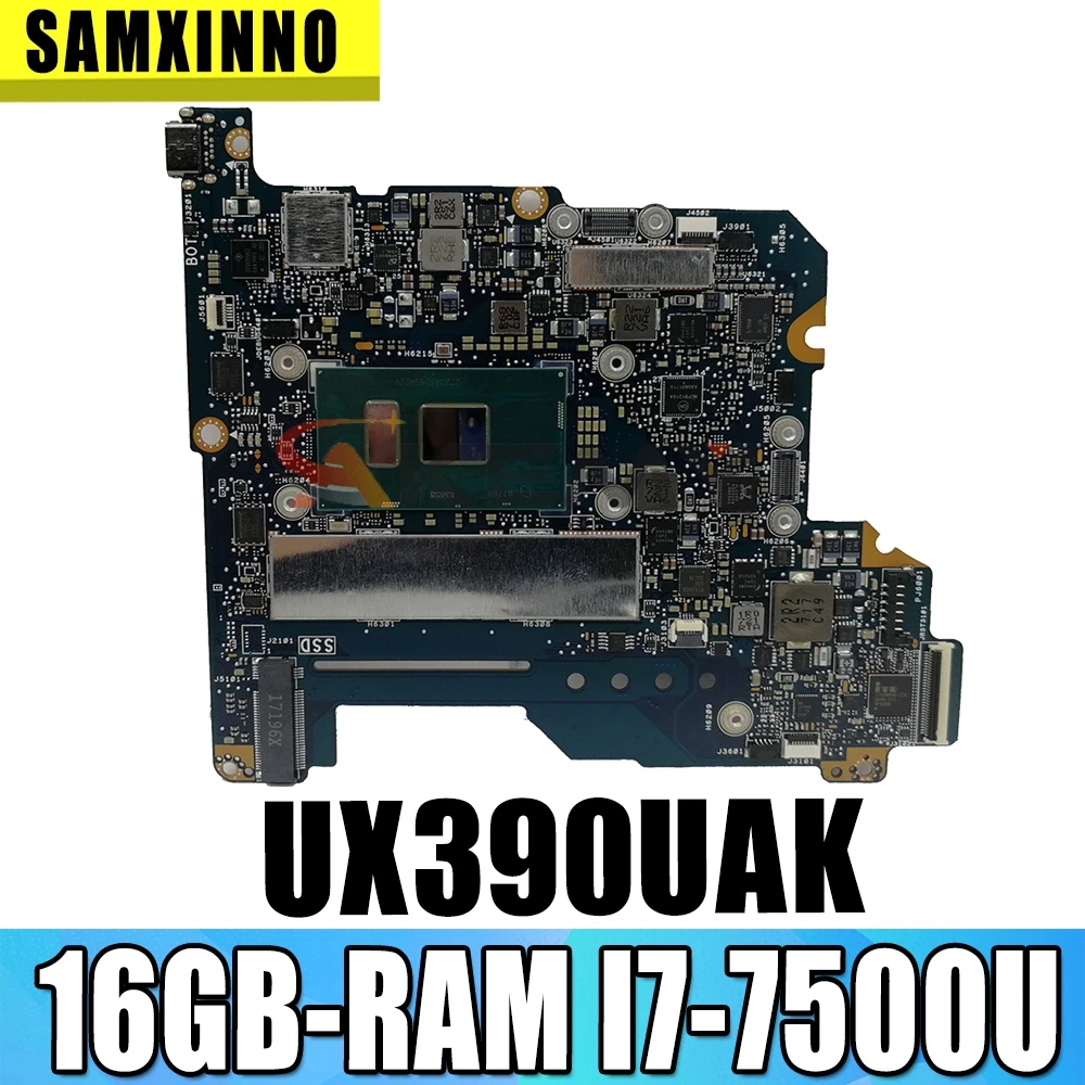 UX390UAK Laptop motherboard for ASUS ZenBook UX390UAK UX390UA UX390U original mainboard 16GB-RAM I7-7500U
UX390UAK Laptop motherboard for ASUS ZenBook UX390UAK UX390UA UX390U original mainboard 16GB-RAM I7-7500U