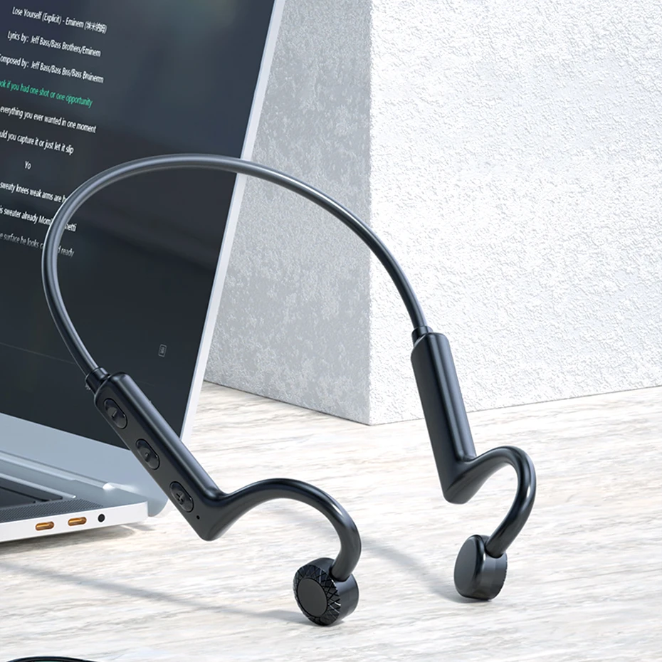 Wireless Headset Bluetooth 5.1 Bone Conducting Audio Equipment Open-Ear Outdoor Sports Stereo IPX7 Waterproof With Microphone
Wireless Headset Bluetooth 5.1 Bone Conducting Audio Equipment Open-Ear Outdoor Sports Stereo IPX7 Waterproof With Microphone