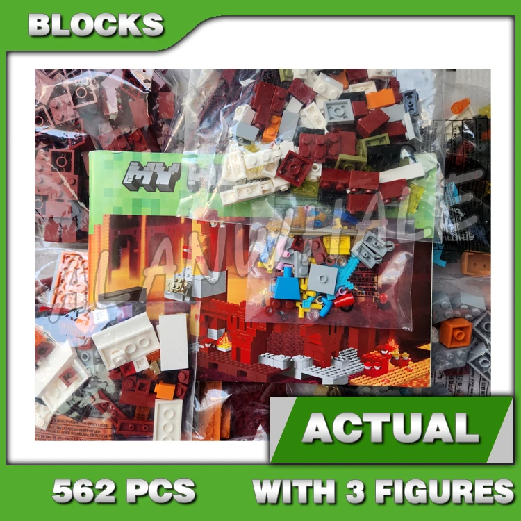 562pcs Game My World The Nether Fortress Fire Bridge Glowstone Zombie 10393 Building Blocks Toys Compatible With Model
562pcs Game My World The Nether Fortress Fire Bridge Glowstone Zombie 10393 Building Blocks Toys Compatible With Model