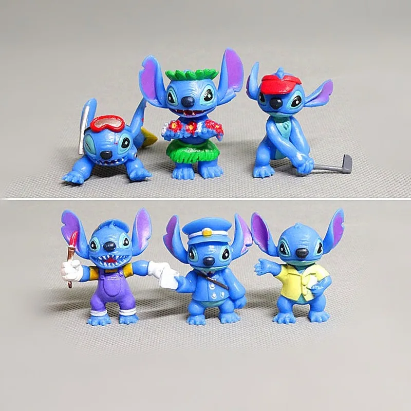 Disney Cartoon Animation 6pcs Stitch PVC Doll Model DIY Key Chain Bag Pendant Ornament Kids Gift Keychain
Disney Cartoon Animation 6pcs Stitch PVC Doll Model DIY Key Chain Bag Pendant Ornament Kids Gift Keychain
