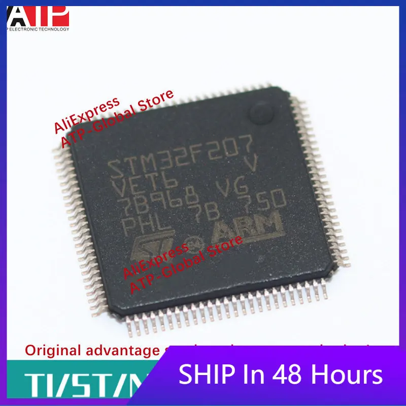 Оригинальный импортный подлинный микроконтроллер STM32F207VET6, микроконтроллер, компоненты микросхем MCU, распределительный лист BOM, 1 шт.
Оригинальный импортный подлинный микроконтроллер STM32F207VET6, микроконтроллер, компоненты микросхем MCU, распределительный лист BOM, 1 шт.
