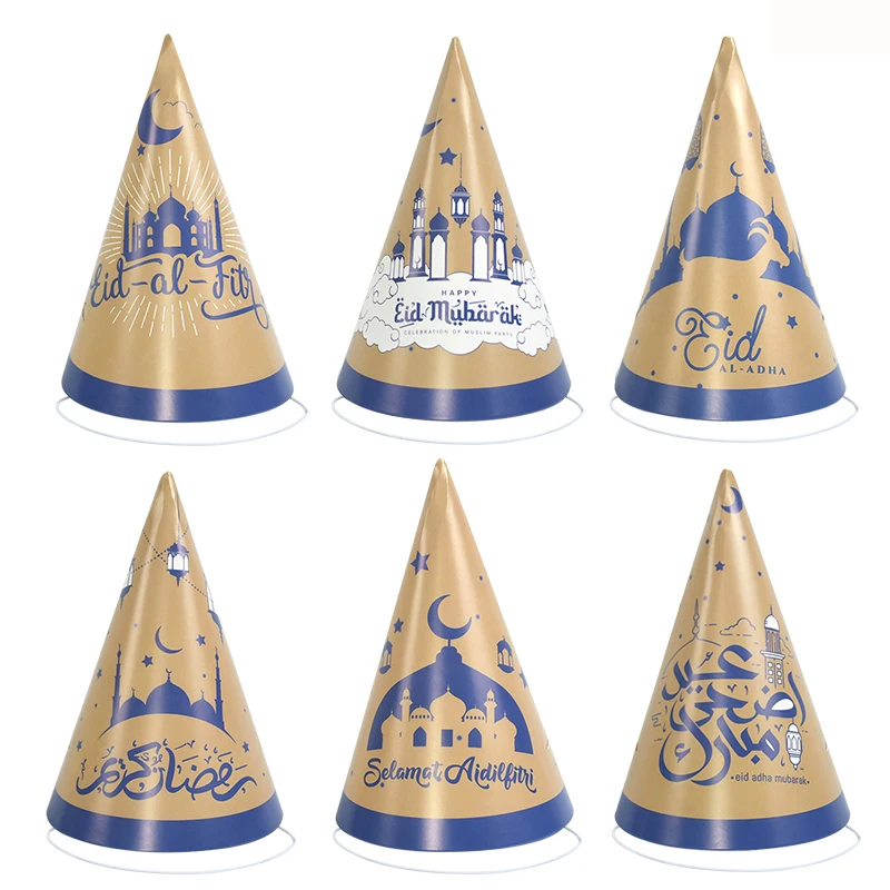 6pcs Eid Mubarak Paper Hat Islamic Muslim Party Decor Kids Favor Photo Props 2023 Home Ramadan Kareem Eid AL Adha Party Supplies 
6pcs Eid Mubarak Paper Hat Islamic Muslim Party Decor Kids Favor Photo Props 2023 Home Ramadan Kareem Eid AL Adha Party Supplies