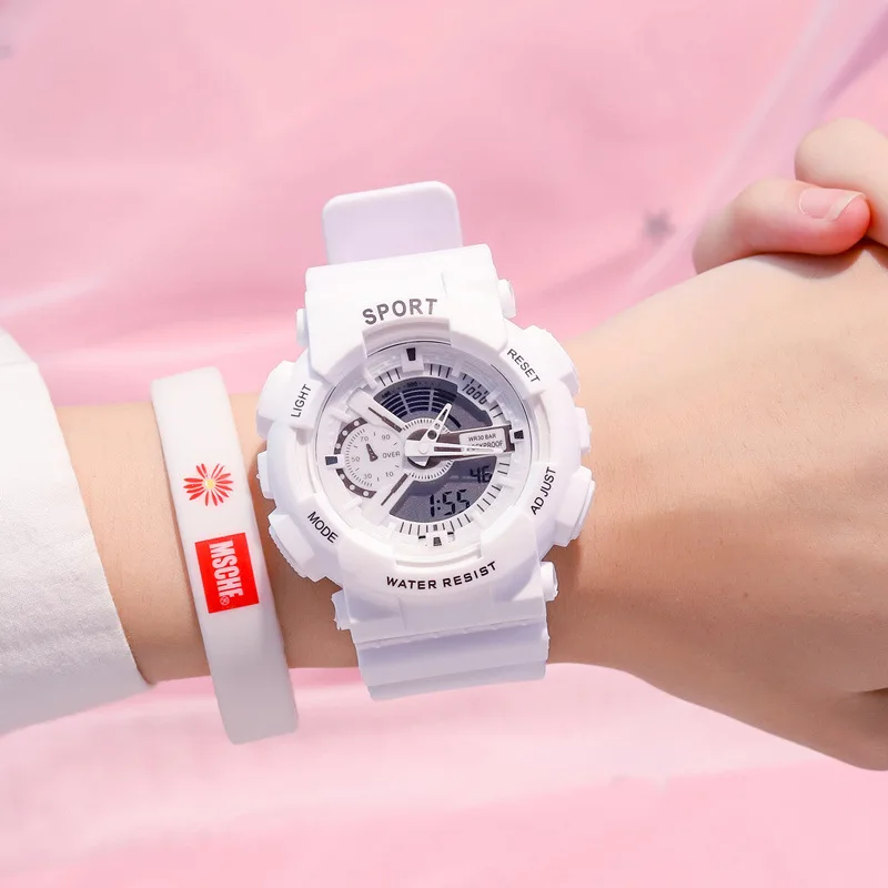 Sport Watch Round Luminous Dial Casual Wrist Watches for Men Rubber Fashionable Clock Waterproof Wrist Watch for Women
Sport Watch Round Luminous Dial Casual Wrist Watches for Men Rubber Fashionable Clock Waterproof Wrist Watch for Women
