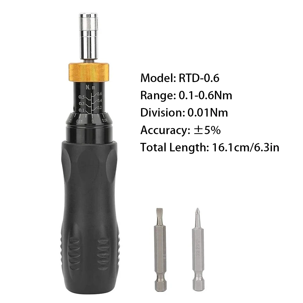 Screw Bits Torque Screwdriver Kit Equipment Ergonomically Designed Handheld High Maintenance Presetting Type RTD-0.6 Tools
Screw Bits Torque Screwdriver Kit Equipment Ergonomically Designed Handheld High Maintenance Presetting Type RTD-0.6 Tools