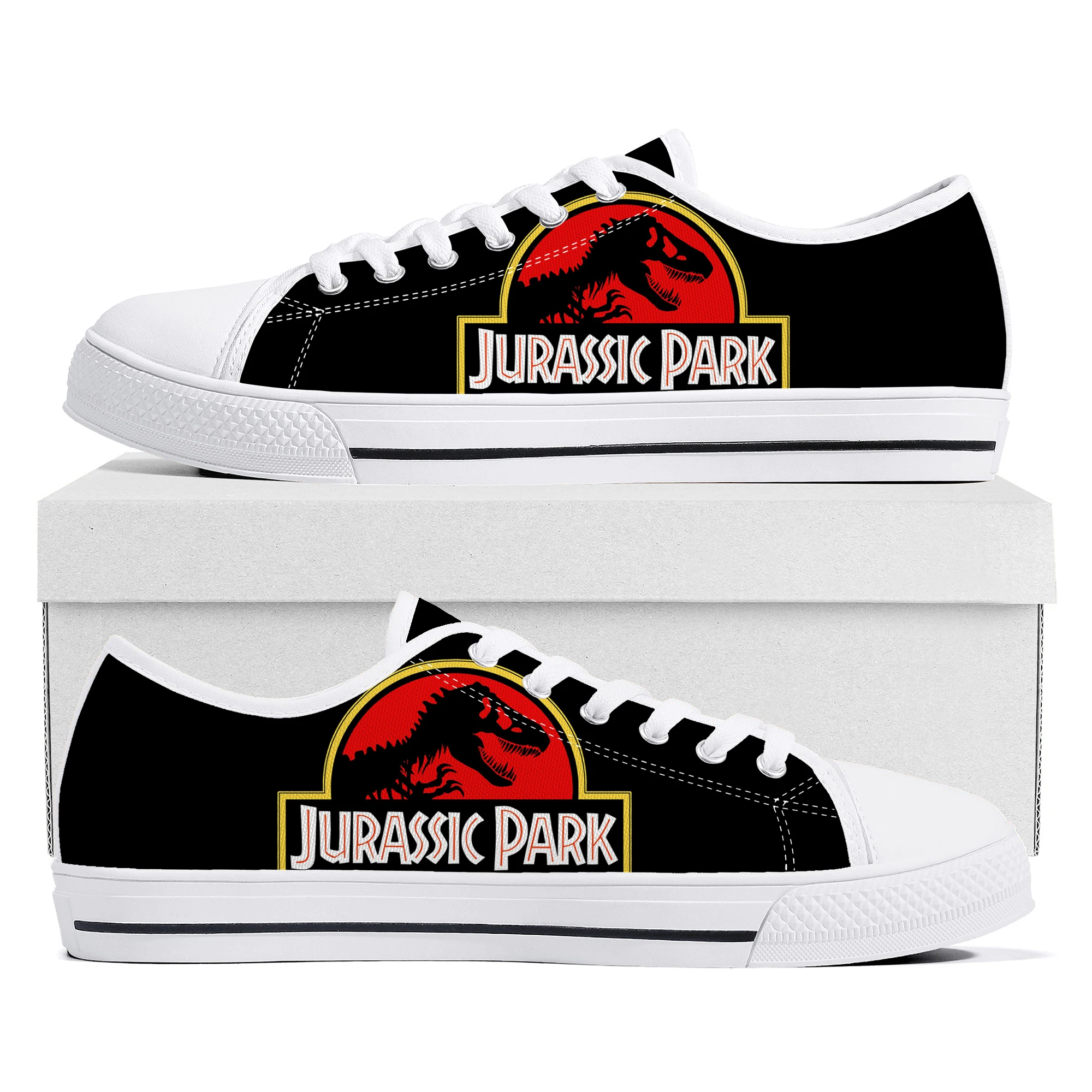 Dinosaur World Cartoon Jurassic Park Low Top Sneakers High Quality Mens Womens Teenager Canvas Sneaker Couple Shoes Custom Shoe
Dinosaur World Cartoon Jurassic Park Low Top Sneakers High Quality Mens Womens Teenager Canvas Sneaker Couple Shoes Custom Shoe