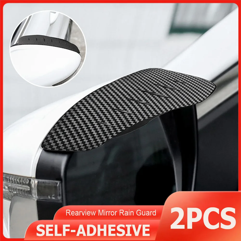 Universal Car Rearview Mirror Rain Guard Carbon Fiber 2.5mm PVC Mirror Visor Rain Eyebrow Protector Waterproof for Car SUV Truck
Universal Car Rearview Mirror Rain Guard Carbon Fiber 2.5mm PVC Mirror Visor Rain Eyebrow Protector Waterproof for Car SUV Truck