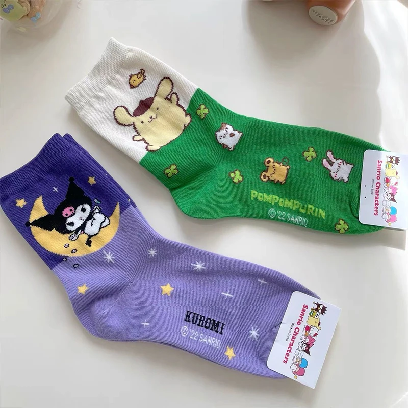 Sanrio Socks Kitty Mymelody Kuromi Cinnamoroll Ins Tide All-Match Autumn and Winter New Cartoon Cute Big Ear Dog Women Socks
Sanrio Socks Kitty Mymelody Kuromi Cinnamoroll Ins Tide All-Match Autumn and Winter New Cartoon Cute Big Ear Dog Women Socks