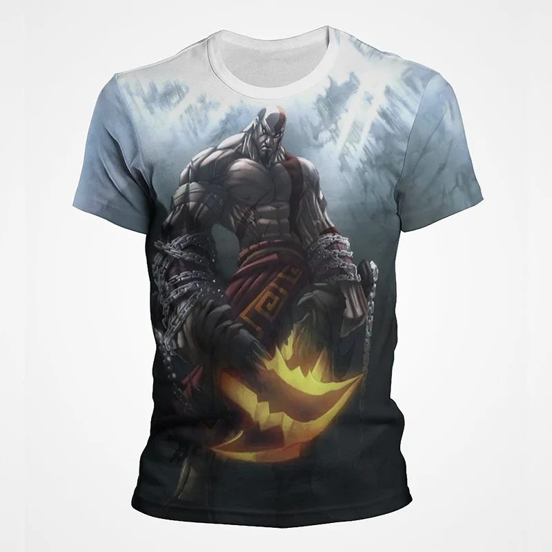 Футболка мужская оверсайз с круглым вырезом, крутая Модная рубашка с коротким рукавом, с 3D-принтом «Игра бога войны», лето 2023
Футболка мужская оверсайз с круглым вырезом, крутая Модная рубашка с коротким рукавом, с 3D-принтом «Игра бога войны», лето 2023