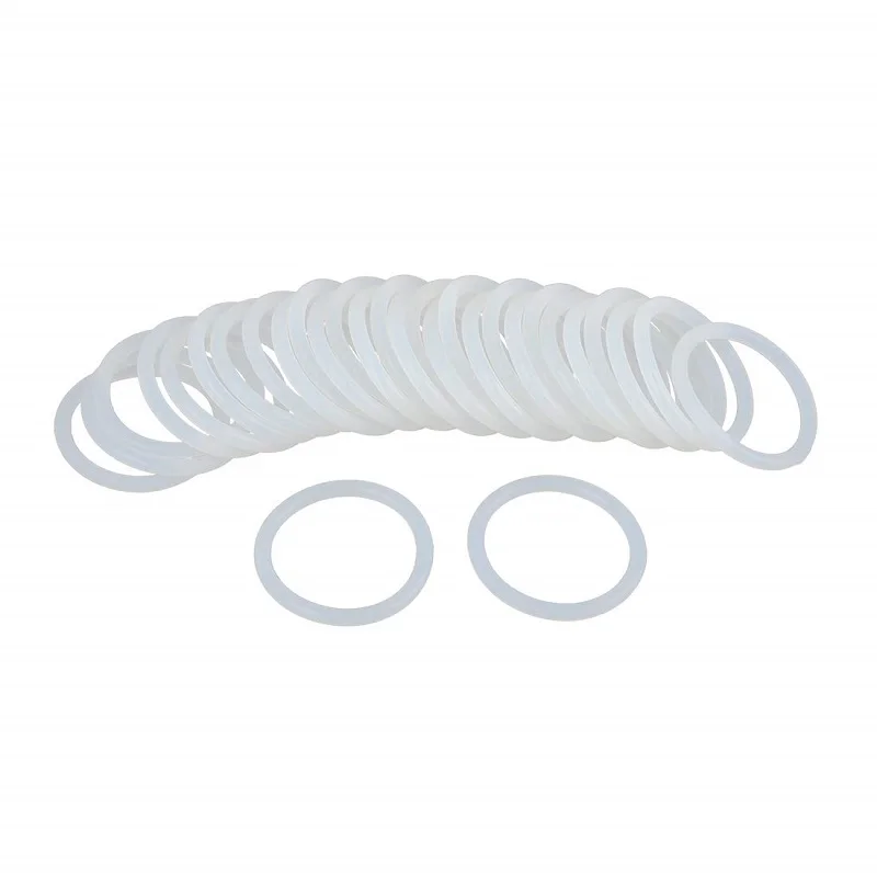 15PCS White Transparent Silicone O Ring Thickness 1.9mm OD31/32/34/35/36/38/40/42/45/46/50mm Rubber O Ring Seal Gasket for Car
15PCS White Transparent Silicone O Ring Thickness 1.9mm OD31/32/34/35/36/38/40/42/45/46/50mm Rubber O Ring Seal Gasket for Car