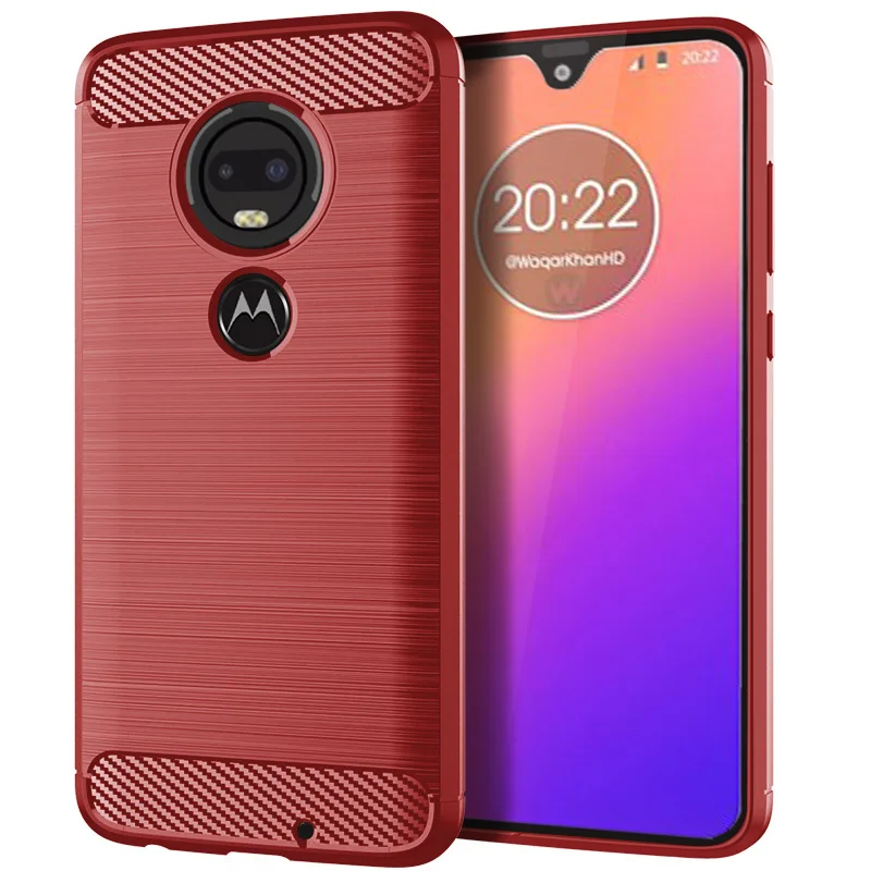 Shockproof Silicone Case for Moto G7 Brushed Carbon Fiber Case for moto g7 G 7 Soft Back Phone Cover Coque Fundas
Shockproof Silicone Case for Moto G7 Brushed Carbon Fiber Case for moto g7 G 7 Soft Back Phone Cover Coque Fundas