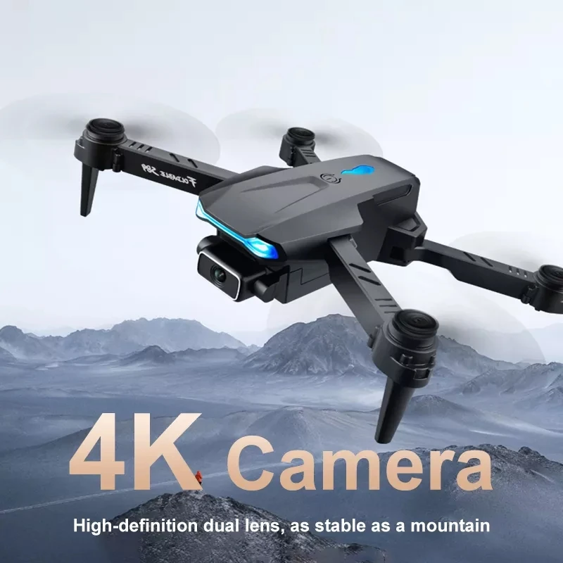 Drone Profesional Dual HD 4KCamera Visual Positioning 1080P WiFi Fpv Dron Height Preservation Rc Quadcopter Drone
Drone Profesional Dual HD 4KCamera Visual Positioning 1080P WiFi Fpv Dron Height Preservation Rc Quadcopter Drone