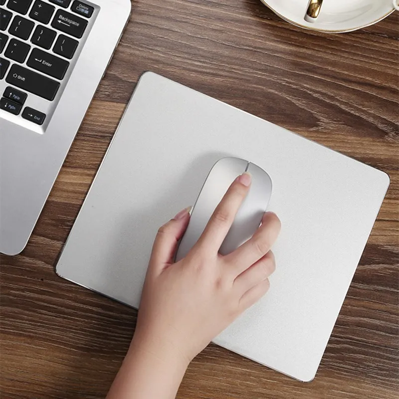 Aluminum Metal Mouse Pad Mat Matte Hard Thin Non-Slip Waterproof Fast And Accurate Control Anti Slip Mousepad For Office Home
Aluminum Metal Mouse Pad Mat Matte Hard Thin Non-Slip Waterproof Fast And Accurate Control Anti Slip Mousepad For Office Home