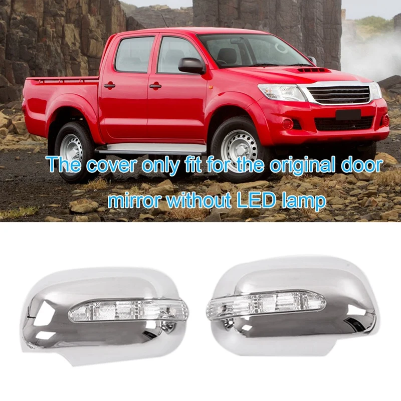 2X для Toyota Hilux Vigo 2005-2011, серебристый, хромированный, заднего вида, стандартная крышка со светодиодной лампой поворота
2X для Toyota Hilux Vigo 2005-2011, серебристый, хромированный, заднего вида, стандартная крышка со светодиодной лампой поворота
