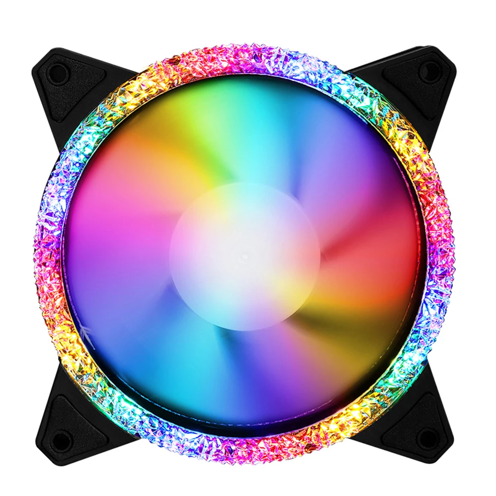 120mm Fan RGB/Colorful Computer Case Fans Cooling Cooler Radiator DC 12V Small 3pin + Large 4pin 11 Blades PC Accessories Hot
120mm Fan RGB/Colorful Computer Case Fans Cooling Cooler Radiator DC 12V Small 3pin + Large 4pin 11 Blades PC Accessories Hot