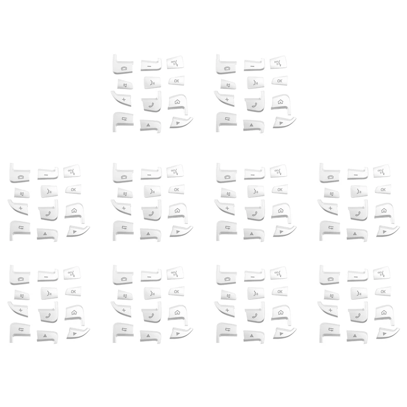 120Pcs Steering Wheel Button Covers For Mercedes Benz GLC X253 2015 2016 & C Class W205 2014 2015 Silver ABS
120Pcs Steering Wheel Button Covers For Mercedes Benz GLC X253 2015 2016 & C Class W205 2014 2015 Silver ABS