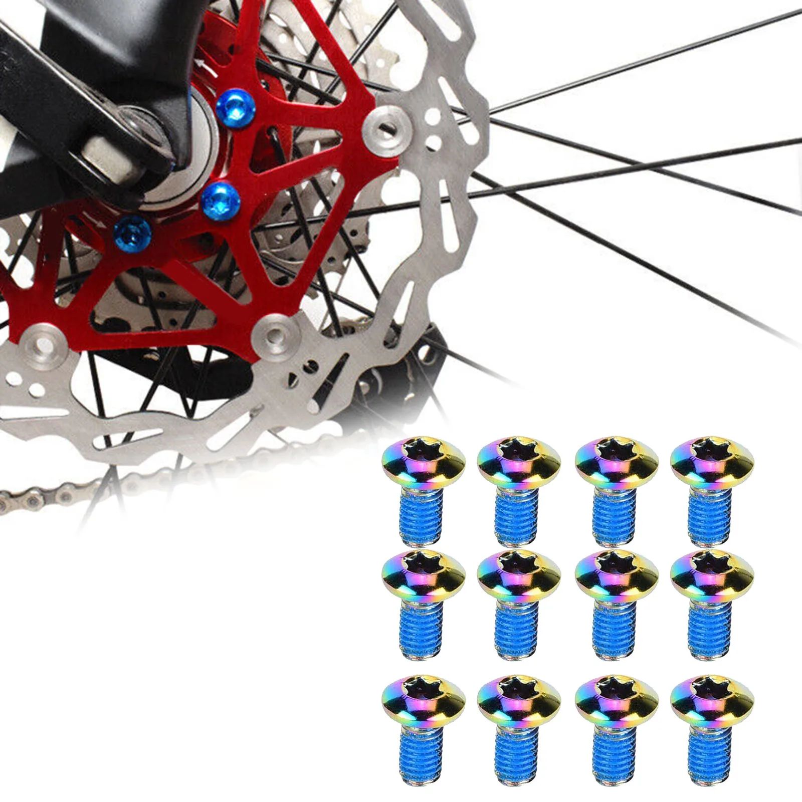 Nut Screw DNM Stainless Steel Bicycle Brake Disc Brake Rotor M5 X 10mm Mountain Bike PRO Oil Slick High Quality
Nut Screw DNM Stainless Steel Bicycle Brake Disc Brake Rotor M5 X 10mm Mountain Bike PRO Oil Slick High Quality