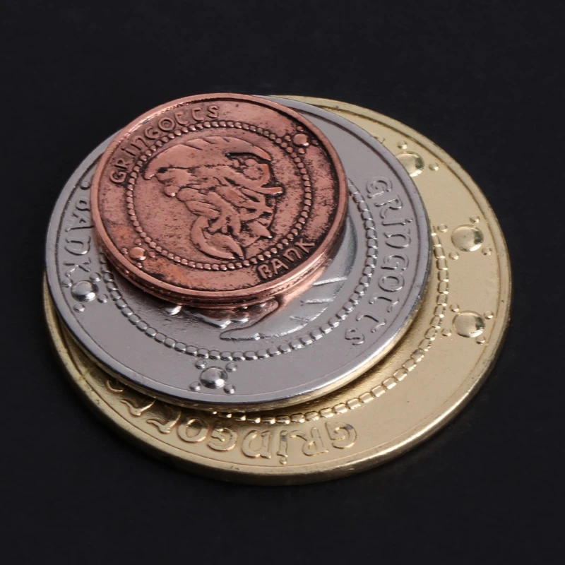 H55A 3 шт./компл. Hogwart Gringotts Bank Coin Wizarding World Galleons Sickles Knutes
H55A 3 шт./компл. Hogwart Gringotts Bank Coin Wizarding World Galleons Sickles Knutes