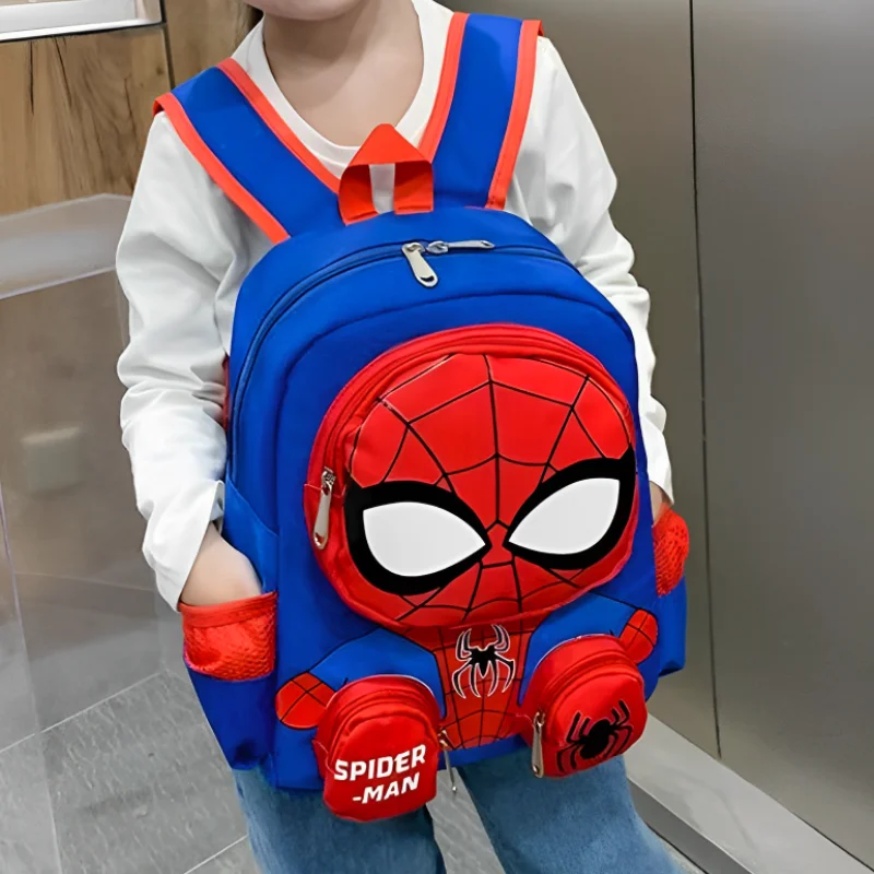 Marvel Spiderman Cartoon Backpacks Super Heroes Student School Bag Cartoon 3d Stereo Kindergarten Backpack Travel Bag Kids Gift
Marvel Spiderman Cartoon Backpacks Super Heroes Student School Bag Cartoon 3d Stereo Kindergarten Backpack Travel Bag Kids Gift