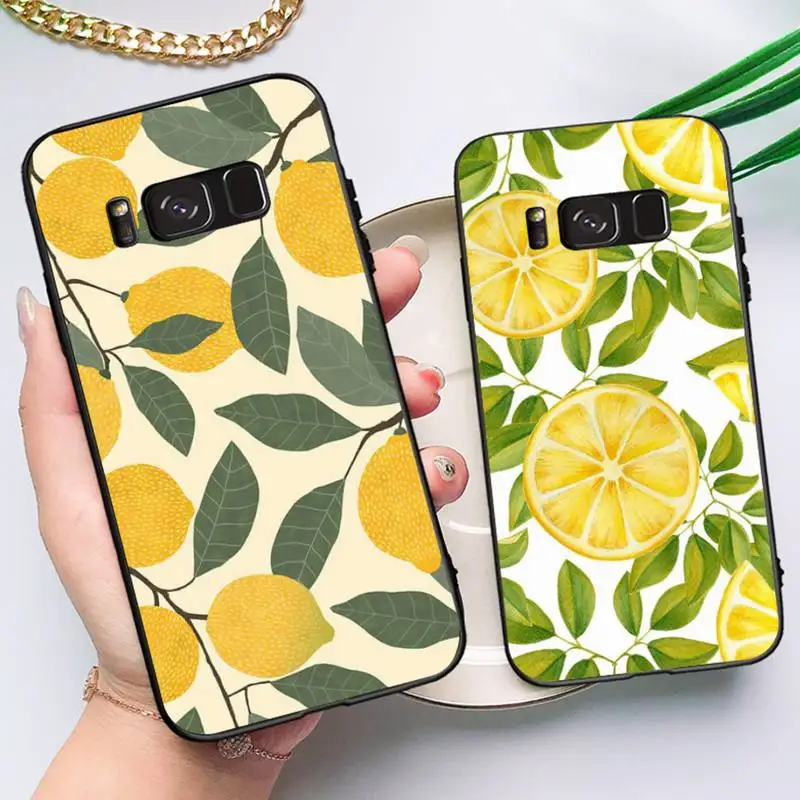 

Summer fruit lemon Phone Case For Samsung Note 8 9 10 20 pro plus lite M 10 11 20 30 21 31 51 A 21 22 42 02 03