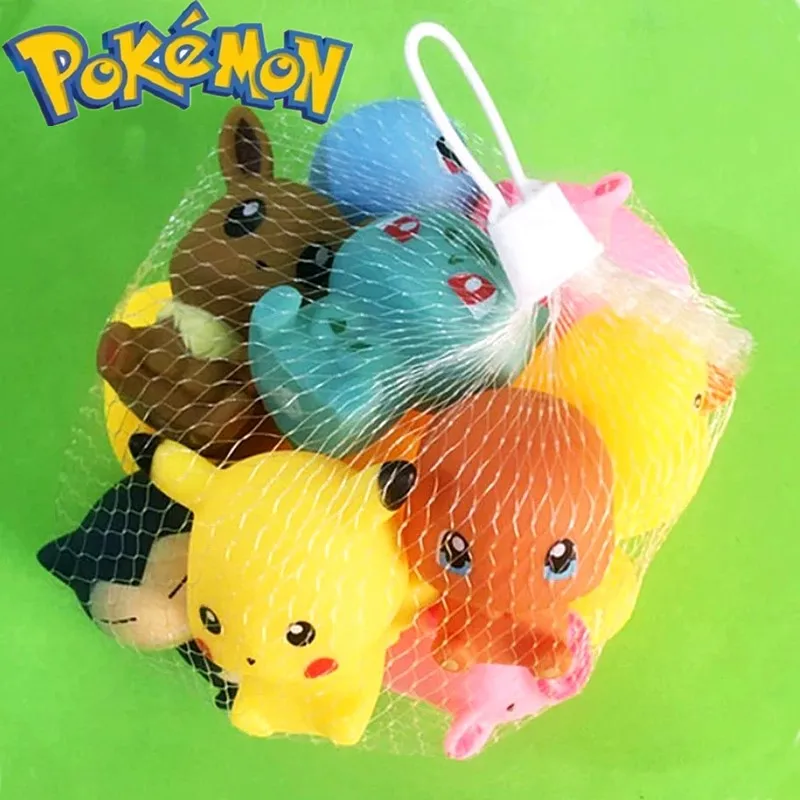 Cute Pokemon Kids Baby Bathroom Toys Anime Pikachu Bulbasaur Charmander Squirtle Eevee Snorlax Cartoon Figures Vocal Bath Toy
Cute Pokemon Kids Baby Bathroom Toys Anime Pikachu Bulbasaur Charmander Squirtle Eevee Snorlax Cartoon Figures Vocal Bath Toy