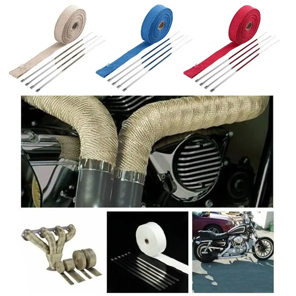 Car Refit Accessories High Temperature Resistance Fiberglass Heat Shield Wrap Tape Heat Insulating Cloth Exhaust Pipe
Car Refit Accessories High Temperature Resistance Fiberglass Heat Shield Wrap Tape Heat Insulating Cloth Exhaust Pipe