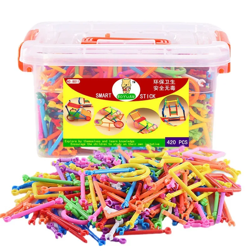 Diy Building Block Stick Magic Assembly Creative Variety Early Education Parent-child Building Block Stick Set Children's Toys
Diy Building Block Stick Magic Assembly Creative Variety Early Education Parent-child Building Block Stick Set Children's Toys