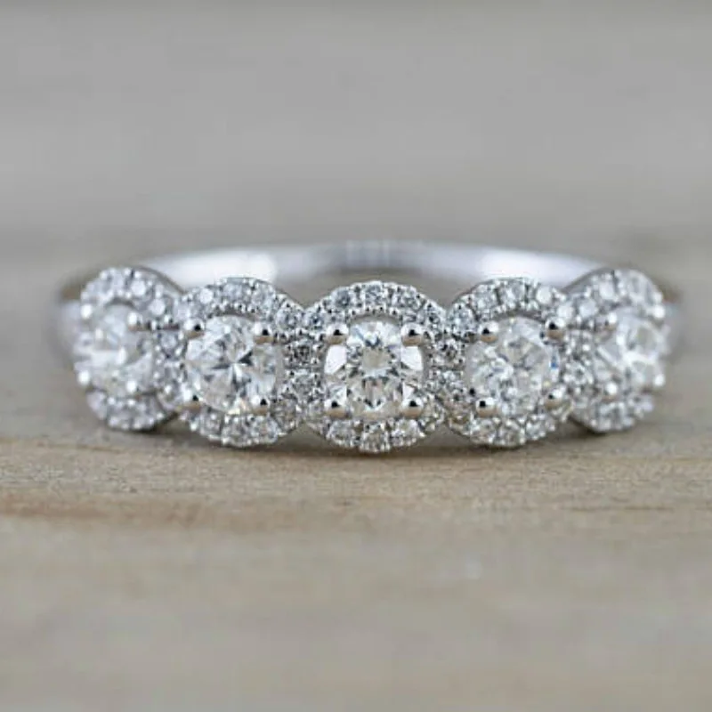 S925 Sterling Silver Color 1Carats Diamond Ring for Women Anillos Bizuteria Pure Diamante Gemstone Silver 925 Jewelry Rings Girl
S925 Sterling Silver Color 1Carats Diamond Ring for Women Anillos Bizuteria Pure Diamante Gemstone Silver 925 Jewelry Rings Girl
