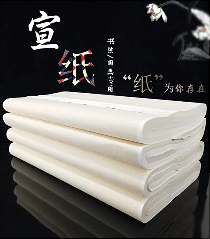 100pcs Xuan Paper Chinese Semi-Raw Rice Paper For Chinese Painting Calligraphy Or Paper Handicraft Supplies 34x46cm
100pcs Xuan Paper Chinese Semi-Raw Rice Paper For Chinese Painting Calligraphy Or Paper Handicraft Supplies 34x46cm