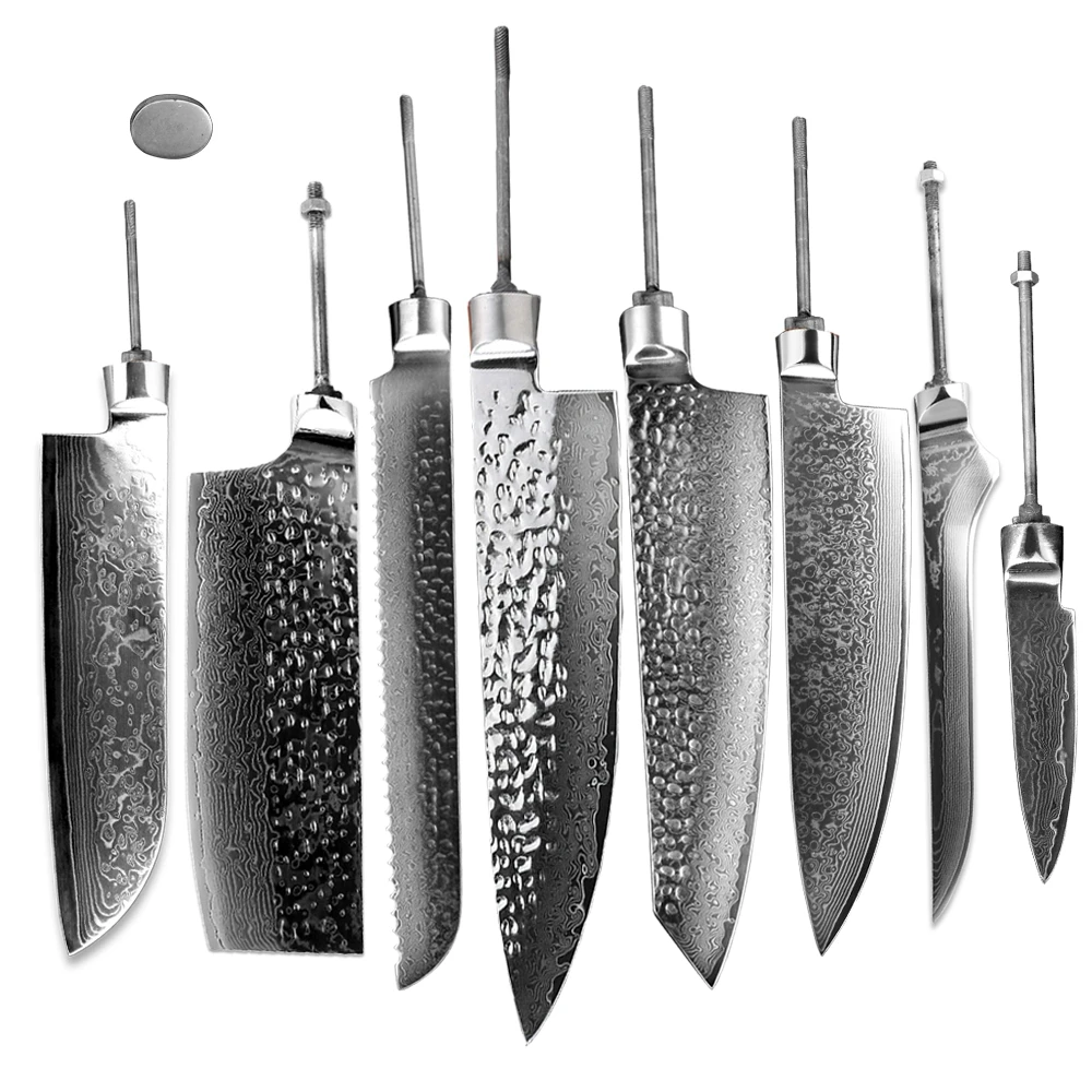DIY Handmade Forged Kitchen Knife Blank Japanese Damascus Chef Knife Material Sharp Santoku Bread serrated Nakiri Gyuto
DIY Handmade Forged Kitchen Knife Blank Japanese Damascus Chef Knife Material Sharp Santoku Bread serrated Nakiri Gyuto