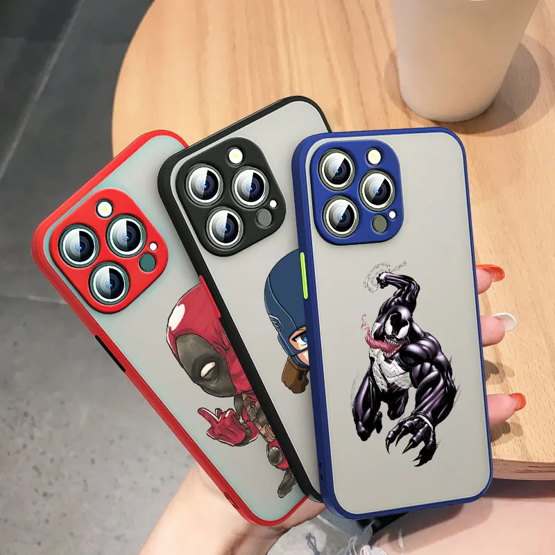 Marvel Avengers man hero For Apple iPhone 13 12 11 Pro Max Mini XS Max X XR 6 7 8 Plus SE Frosted Translucent Phone Case
Marvel Avengers man hero For Apple iPhone 13 12 11 Pro Max Mini XS Max X XR 6 7 8 Plus SE Frosted Translucent Phone Case