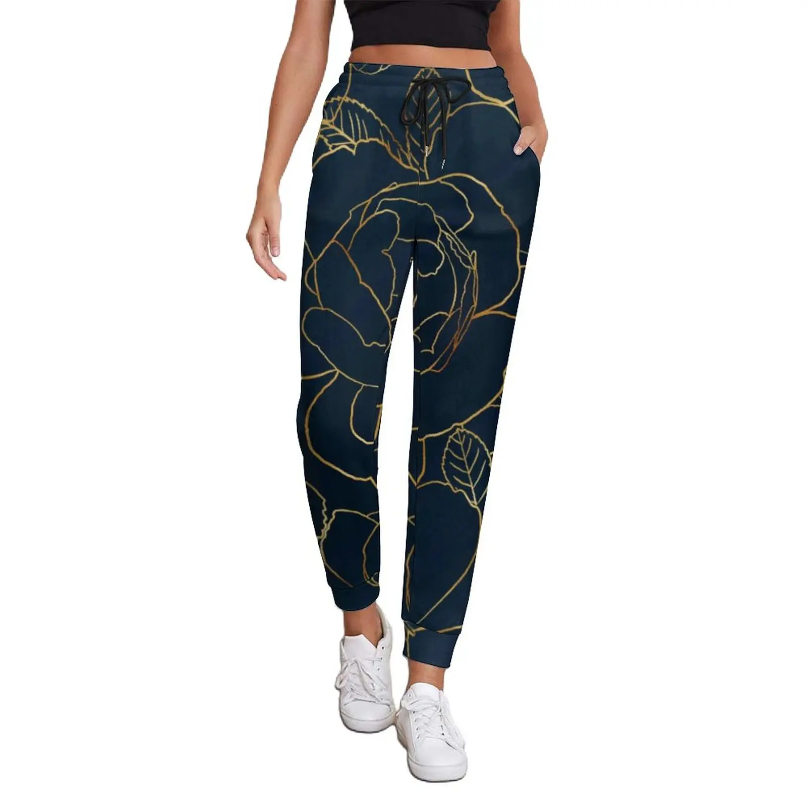 Elegant Gold Roses Jogger Pants Female Floral Print Kawaii Joggers Autumn Custom Harajuku Oversized Trousers Gift Idea
Elegant Gold Roses Jogger Pants Female Floral Print Kawaii Joggers Autumn Custom Harajuku Oversized Trousers Gift Idea