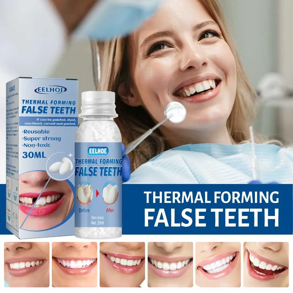 30ml Tooth Repair Kit Missing Tooth Replacement Kit Broken Teeth Replacement Dentures Teeth Replacement Kit for Women Men
30ml Tooth Repair Kit Missing Tooth Replacement Kit Broken Teeth Replacement Dentures Teeth Replacement Kit for Women Men