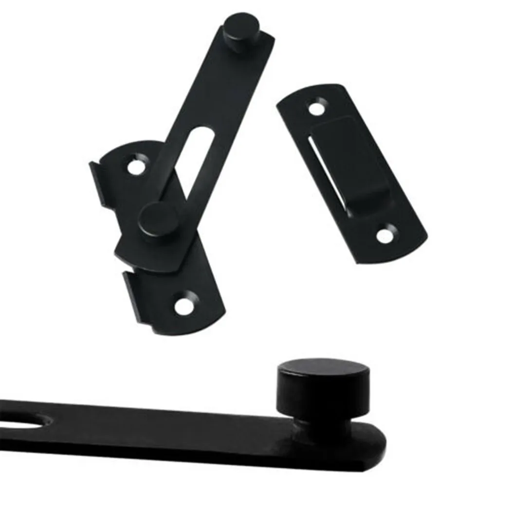 Sliding Barn Door Latch Gate Matte Black Stainless Steel 90° Buckle Insert Door Buckle Latches Flip Latch Safety Door Hardware
Sliding Barn Door Latch Gate Matte Black Stainless Steel 90° Buckle Insert Door Buckle Latches Flip Latch Safety Door Hardware
