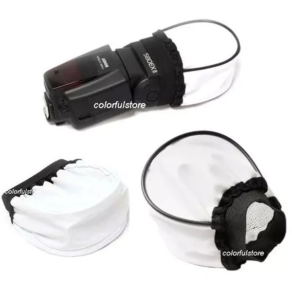 Cloth Soft Bounce Flash Flashes Diffuser Cover for Speedlite Speedlight 430EX 580EX SB600 SB800 SB900 Pentax Olympus Canon Nikon
Cloth Soft Bounce Flash Flashes Diffuser Cover for Speedlite Speedlight 430EX 580EX SB600 SB800 SB900 Pentax Olympus Canon Nikon
