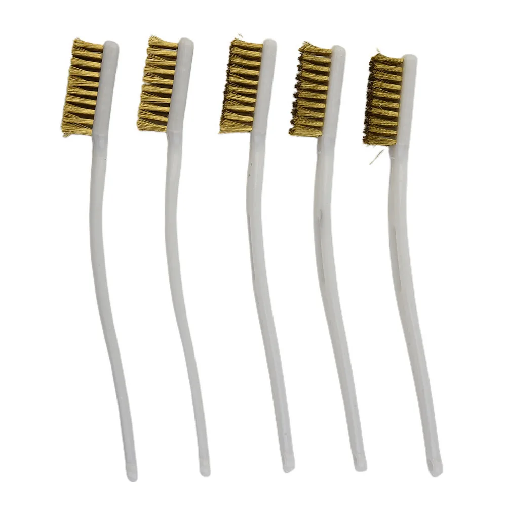 5pcs Brass Wire Brush Mini Paint Rust Remover Brushes For Industrial Devices Surface/Inner Polishing Cleaning Burring
5pcs Brass Wire Brush Mini Paint Rust Remover Brushes For Industrial Devices Surface/Inner Polishing Cleaning Burring