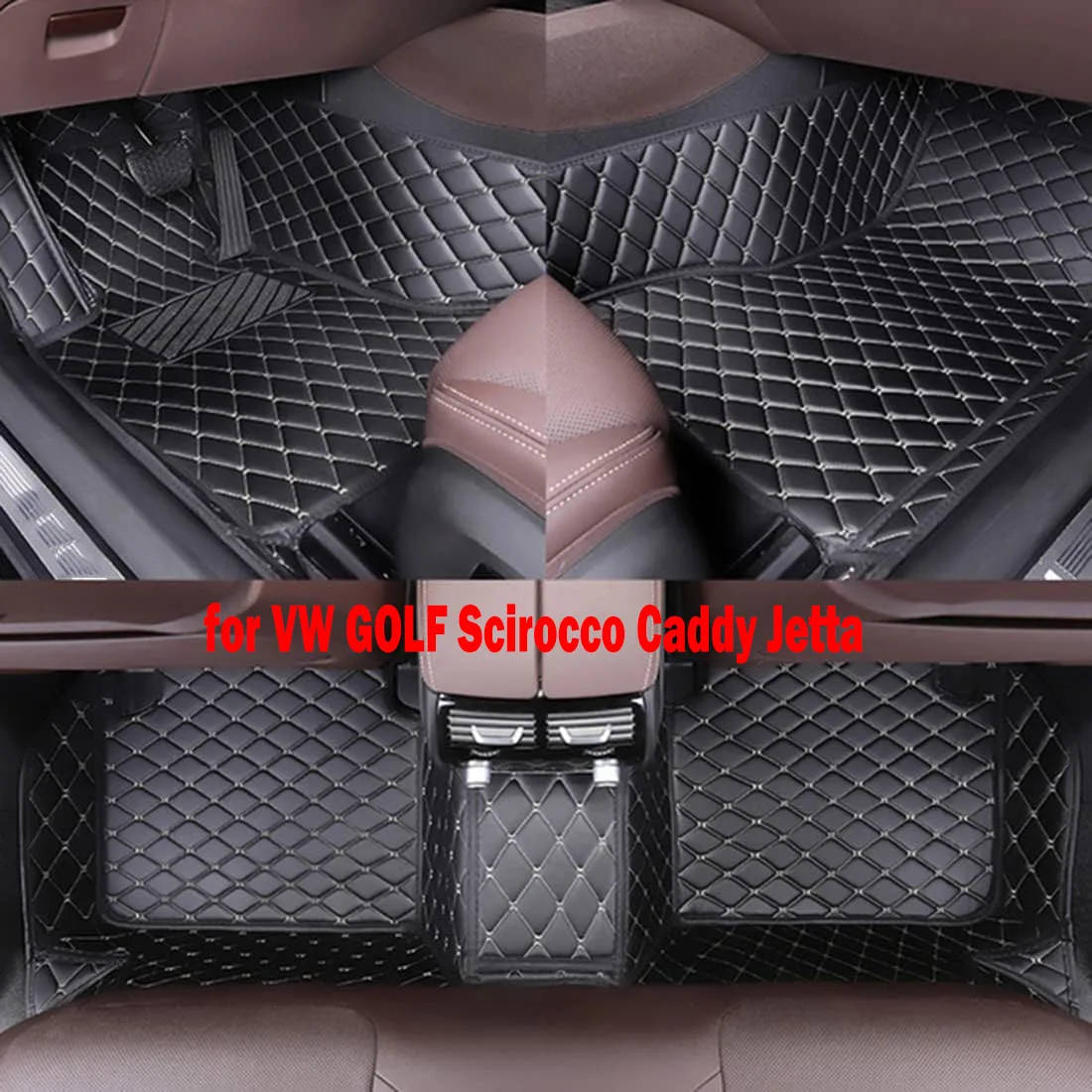 

Высококачественные кожаные автомобильные коврики CRLCRT для VW GOLF Scirocco Caddy Jetta New Beetle polo Passat B6 B8 Touareg автомобильные аксессуары