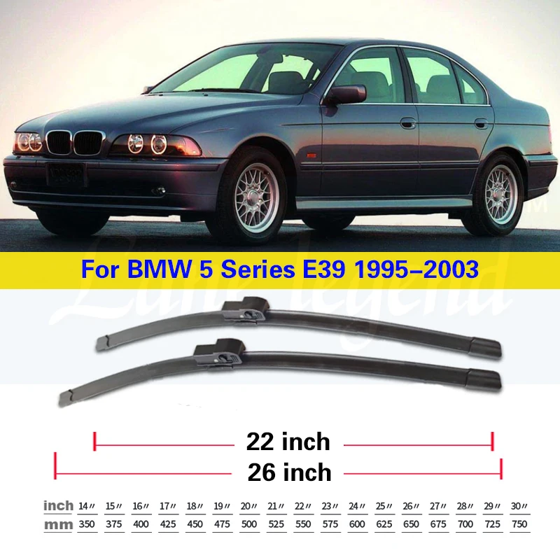 Щетки стеклоочистителя для BMW 5 серии E39 525i 528i 530i 540i M5, стеклоочистители для переднего стекла 26 дюймов + 22 дюйма
Щетки стеклоочистителя для BMW 5 серии E39 525i 528i 530i 540i M5, стеклоочистители для переднего стекла 26 дюймов + 22 дюйма