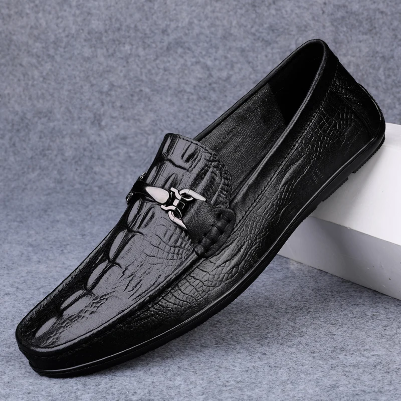 Mens Elegantes Genuine Leather Dress Shoes Classic Loafers Men Fashion Wedding Business Shoes Non-Slip Driving Adulto Shoes
Mens Elegantes Genuine Leather Dress Shoes Classic Loafers Men Fashion Wedding Business Shoes Non-Slip Driving Adulto Shoes
