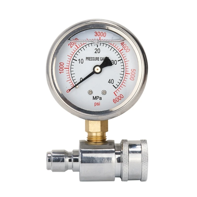 X7YF Upgraded Pressure Washer Gauges QuickConnect Pressure Gauges Stainless Steel
X7YF Upgraded Pressure Washer Gauges QuickConnect Pressure Gauges Stainless Steel