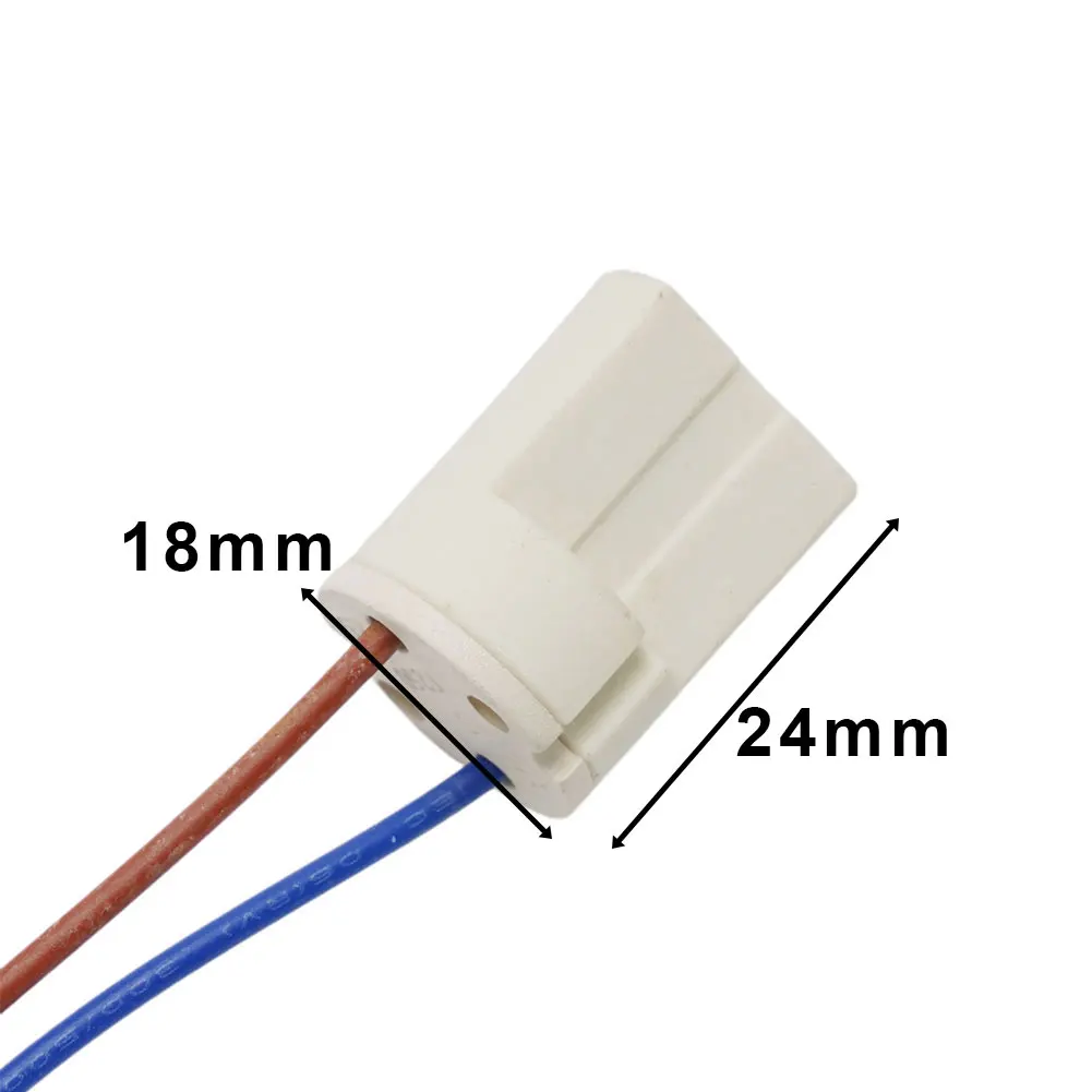 G9 Lamp Holder Light Pre-installed Cables Socket Solid Ceramic 10cm Supply Line 14cm 2A/250V Durable And Practical
G9 Lamp Holder Light Pre-installed Cables Socket Solid Ceramic 10cm Supply Line 14cm 2A/250V Durable And Practical